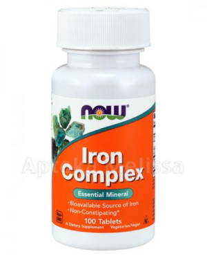 NOW FOODS Iron complex - 100 tabl.