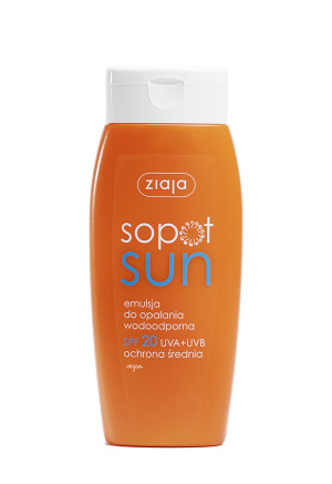 ZIAJA SOPOT SUN SPF20 Emulsja do opalania - 150 ml