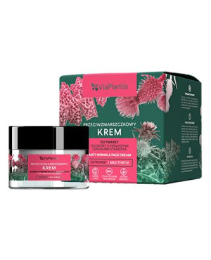 Vis Plantis Przeciwzmarszczkowy Krem do twarzy z pierwszymi oznakami starzenia, 50 ml