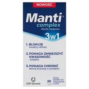 Manti Complex, tabletki do rozgryzania i żucia, 20 x 1 g
