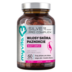 MYVITA SILVER Włosy Skóra Paznokcie - 60 kaps.