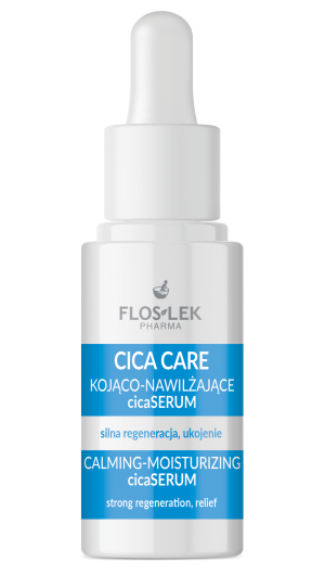 Floslek Cica Care, Kojąco-nawilżające CICAserum, 30 ml