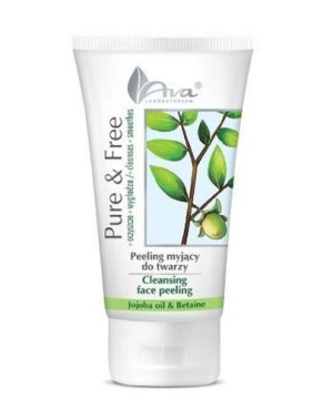 Ava Laboratorium Pure&Free, Peeling myjący do twarzy, 150 ml