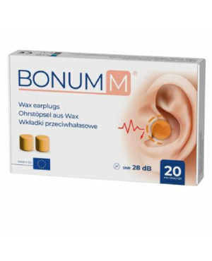 Bonumm Wkładki przeciwhałasowe, 20 sztuk