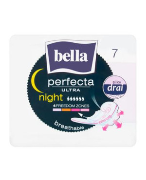 Bella Perfecta Ultra Night silky drai, podpaski, 7 sztuk