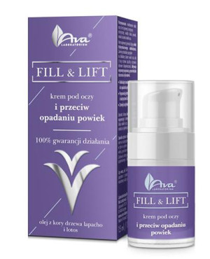 Ava Laboratorium Fill & Lift Krem pod oczy i przeciw opadaniu powiek, 15 ml