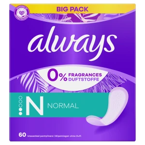 Always Daily Fresh Normal, Wkładki higieniczne, 60 sztuk