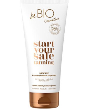 BeBio, Balsam brązujący do ciała naturalny, kremowy, 200 ml