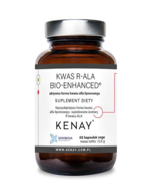 Kenay, Kwas R-ALA Bio-Enhanced, kapsułki, 60 sztuk