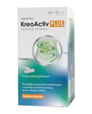 ActivLab Pharma, KreoActiv Plus, kapsułki dojelitowe, 50 sztuk
