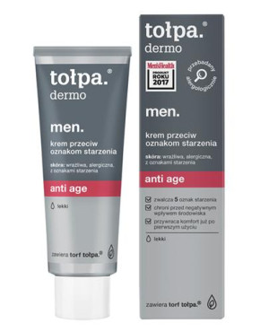 TOŁPA DERMO MEN 40+ Regenerujący krem przeciw zmarszczkom - 40 ml