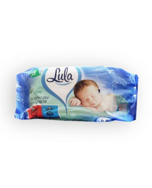 Lula Baby Chusteczki nawilżane z aloesem, 72 sztuki