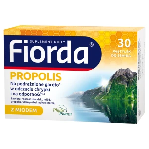 Fiorda Propolis, pastylki do ssania, 30 sztuk