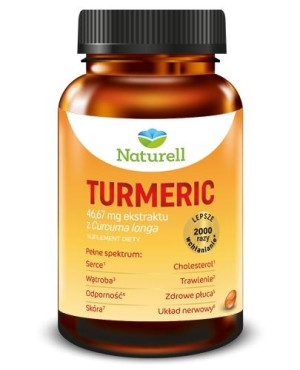 Naturell Turmeric, 60 kapsułek