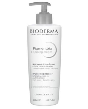 Bioderma Pigmentbio Kremowy żel oczyszczająco złuszczający wspomagający redukcję przebarwień, 500 ml