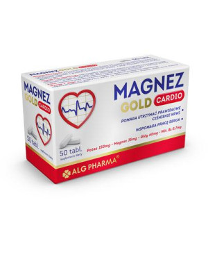 Alg Pharma Magnez Gold Cardio, tabletki, 50 sztuk
