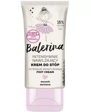 Flos-Lek Balerina, intensywnie nawilżający krem do stóp, 50 ml
