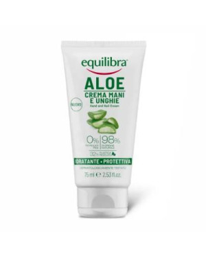 Equilibra, aloesowy krem do rąk i paznokci, 75 ml