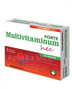 MULTIVITAMINUM HEC FORTE - 30 tabl.