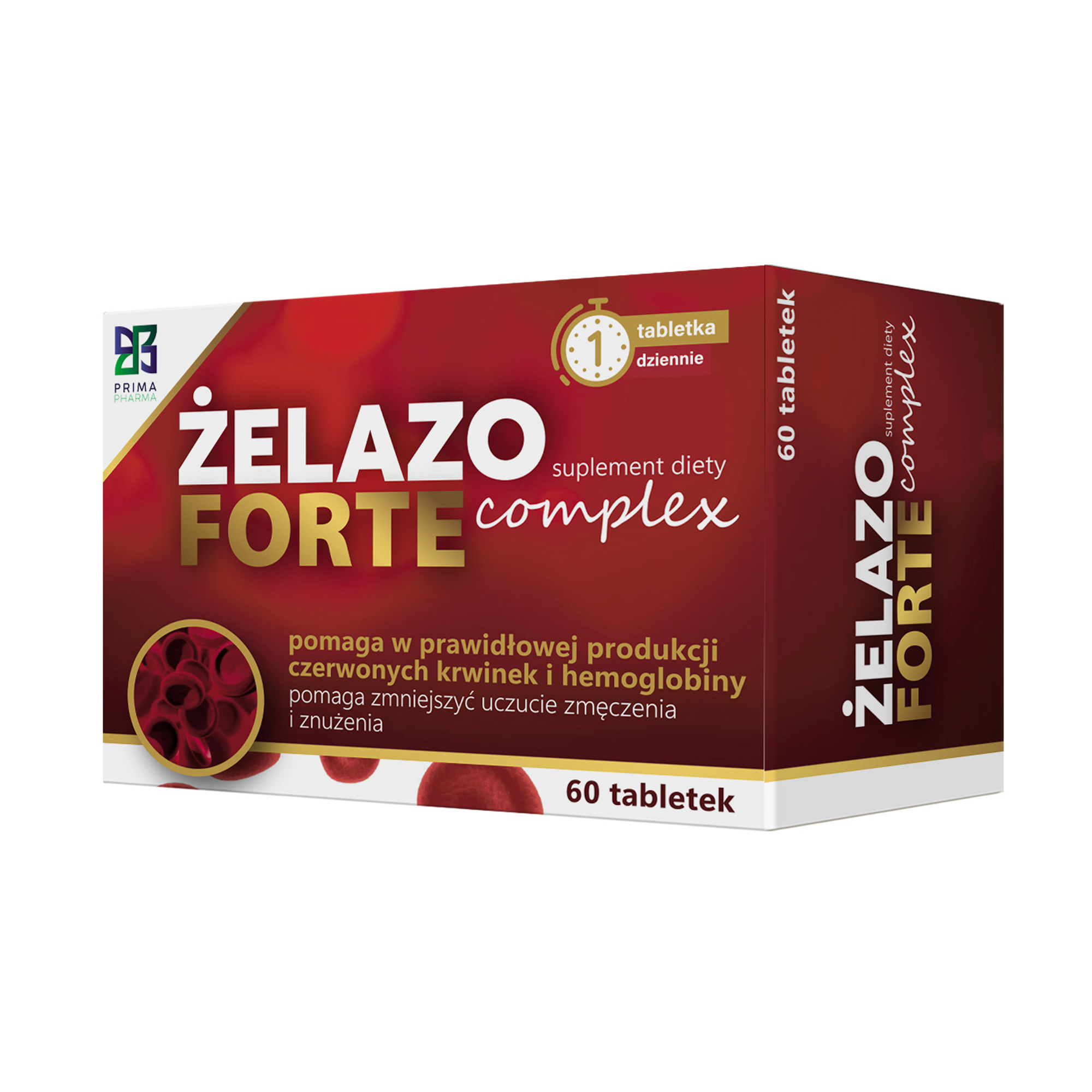 Prima Pharma Żelazo Forte Complex, tabletki, 60 sztuk