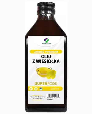 MedFuture Olej z wiesiołka Superfood, 250 ml, cena, opinie, właściwości