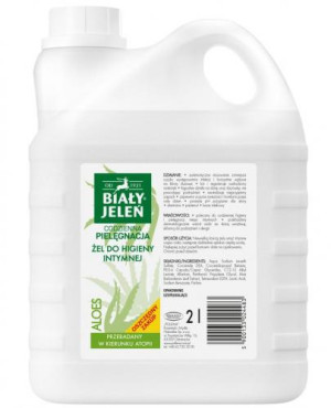 Biały Jeleń, Żel do higieny intymnej aloes, 2 l