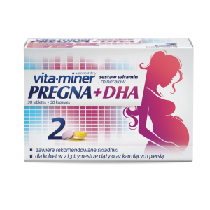 Vita-Miner Pregna DHA, tabletki, 30 sztuk, kapsułki, 30 sztuk