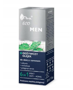 Ava Laboratorium ECO MEN Odżywczy olejek do skóry z zarostem - 30 ml