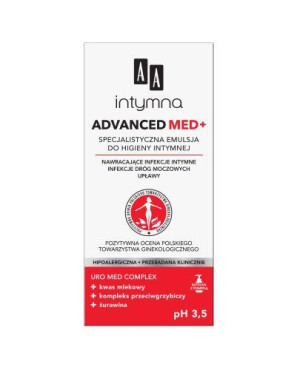 AA INTYMNA Specjalistyczna emulsja do higieny intymnej, 300 ml
