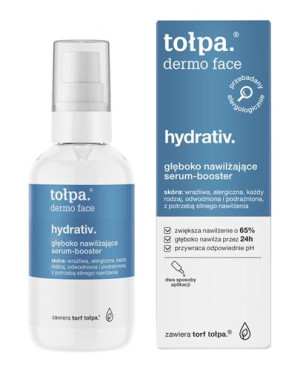 TOŁPA DERMO FACE HYDRATIV, głęboko nawilżające serum-booster, 75 ml