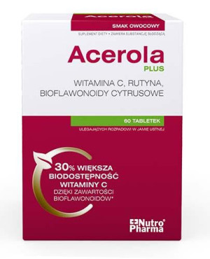 Acerola Plus, tabletki, 60 sztuk