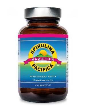 Kenay, Spirulina Pacifica, tabletki, 180 sztuk