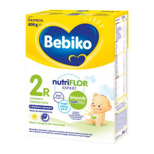 Bebiko 2R Nutriflor Expert Mleko następne z kleikiem ryżowym dla niemowląt powyżej 6. miesiąca życia, 600 g