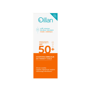 Oillan Sun, Ochronna emulsja do twarzy i ciała, 100 ml