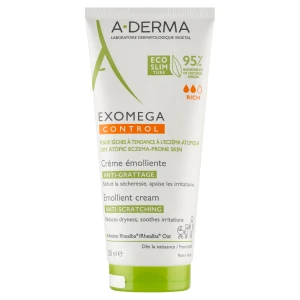 A-Derma Exomega Control Krem emolient przeciw drapaniu, skóra sucha, 200 ml