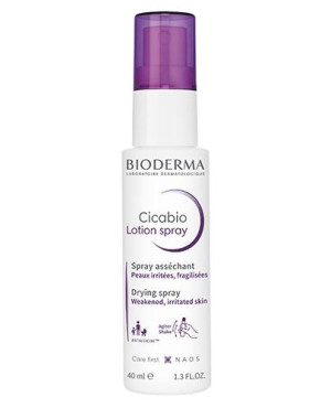 Bioderma Cicabio Lotion Spray Antybakteryjny lotion w sprayu o działaniu regenerującym i osuszającym, 40 ml