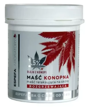 Maść konopna relaksująca-rozgrzewająca na skórę 250 ml