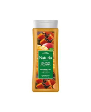 Joanna Naturia, żel pod prysznic mango i papaja, 300 ml