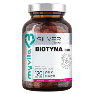MYVITA SILVER Biotyna FORTE - 120 kaps.