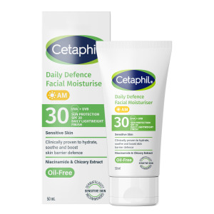 Cetaphil Daily Defence Facial Moisturiser, krem nawilżający na dzień SPF 30, 50 ml