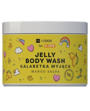 Hiskin Kids Galaretka do kąpieli żółta, 150 ml