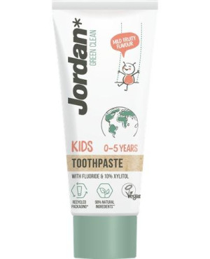 JORDAN Green Clean eko pasta dla dzieci KIDS 0-5 lat, 50 ml