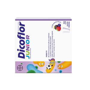Dicoflor Junior o smaku owoców leśnych, saszetki, 20 sztuk