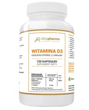 Altopharma Witamina D3 2000 IU - 120 kapsułek