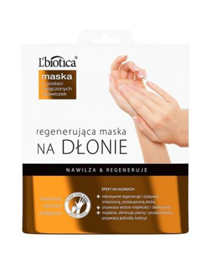 LBIOTICA Maska regenerująca na dłonie - 1 para