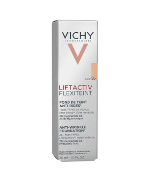 Vichy Liftactiv Flexiteint, podkład wygładzający zmarszczki, 35 Sand, 30 ml