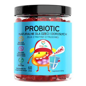 MyVita Probiotic Żelki z pektyny cytrusowej - 60 szt. - cena, opinie, wskazania
