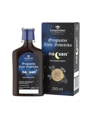 Langsteiner, Oryginalne Zioła Szwedzkie Na Sen, 250 ml