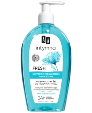 AA Intymna Fresh Pielęgnacyjny żel do higieny intymnej 300 ml