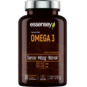 Essensey Omega 3, kapsułki, 90 sztuk